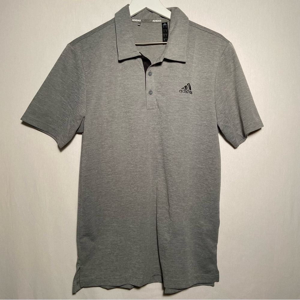 Adidas Short Sleeve Polo Mens‎ Size Medium Athletic Golf Sporty